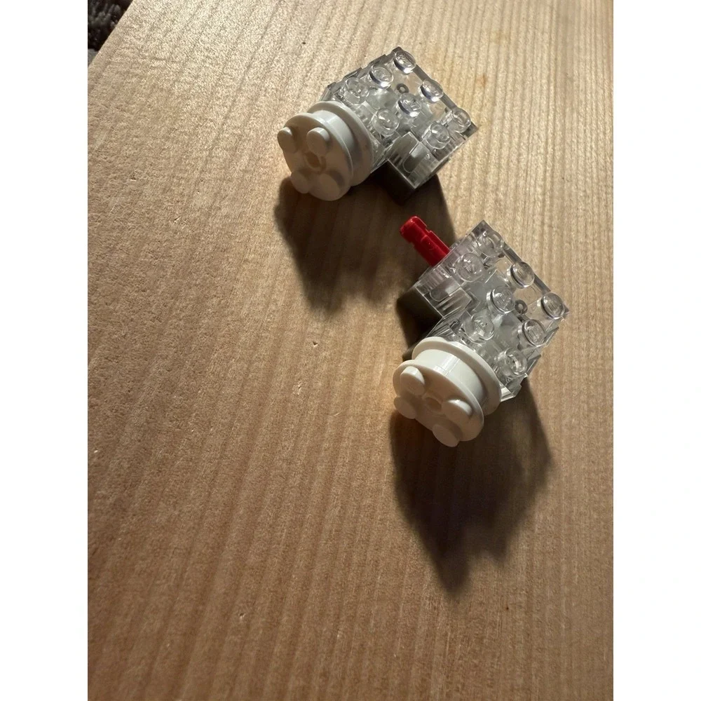 LEGO Technic Gearbox (3 x 3 x 1 2/3 studs) Trans Clear Lot Of 2